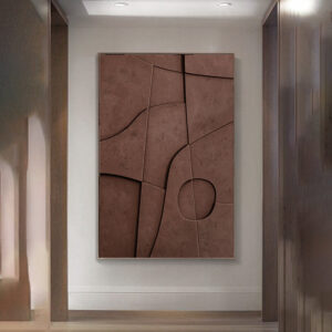 Abstract 3D Geometric Canvas Painting Wall Art Interior