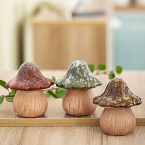 Outdoor Mushroom Decorative Ceramic Flowerpot