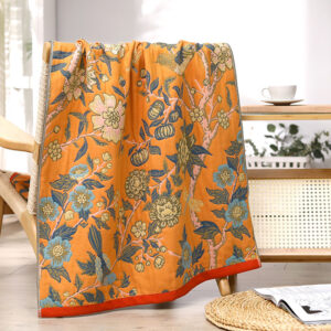 80*160CM Luxury Gauze Cotton Yarn-Dyed Jacquard Bath Towel
