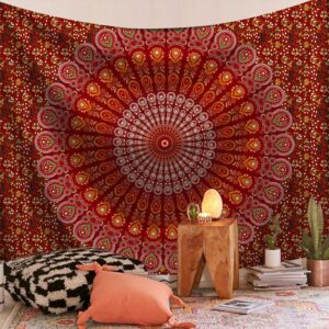 Boho Style Mandala Tapestry Wall Hanging