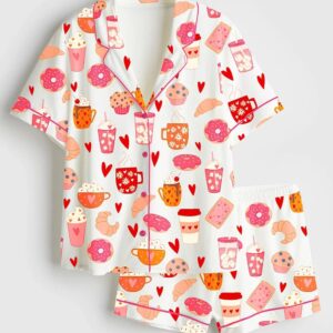 Women's Sweet Things Satin Pajama Set For Women